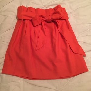 J.Crew Pleated Wool Skirt with Sash